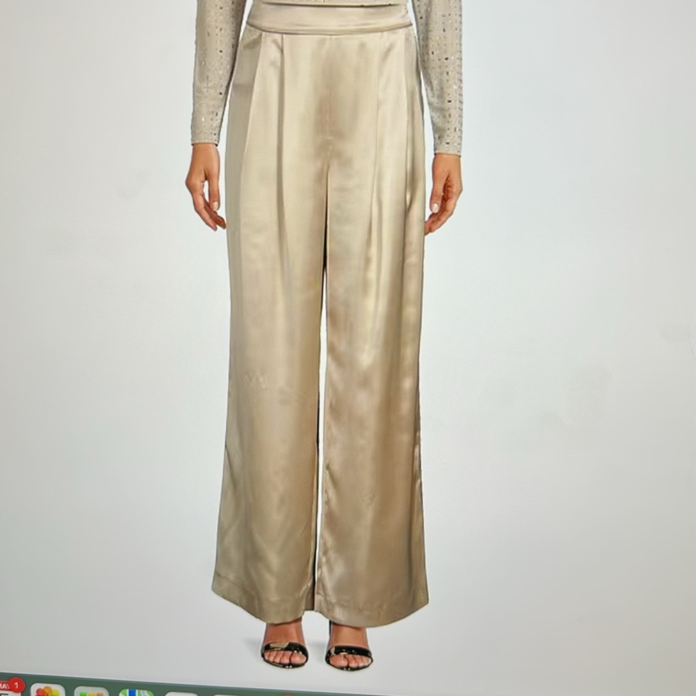 Elegant Cream Women's Pants
